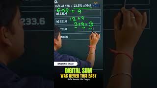 Digital Sum Was Never This Easy🔥| Smart Maths Trick! #exampreparation #bankingcareers #bankingexams
