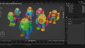 Blender Tips: How to Randomize Array Modifier 🌀