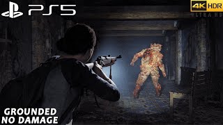 The Last of Us 2 Remastered PS5 Aggressive Gameplay - Finding Strings (GROUNDED /NO DAMAGE) 4K 60FPS