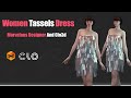 How To Design Women's Scarf in CLO3D & Marvelous Designer | Realistic Fabric Draping Tutorial