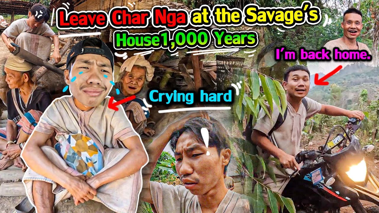 Leaving my younger brother in the village of 1,000 forever, crying hard