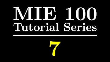 MIE100 Tutorial #7: Rigid Body Motion
