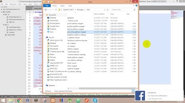 Sublime text editor snippet with html