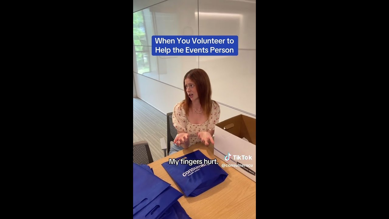 When You Help the Events Person