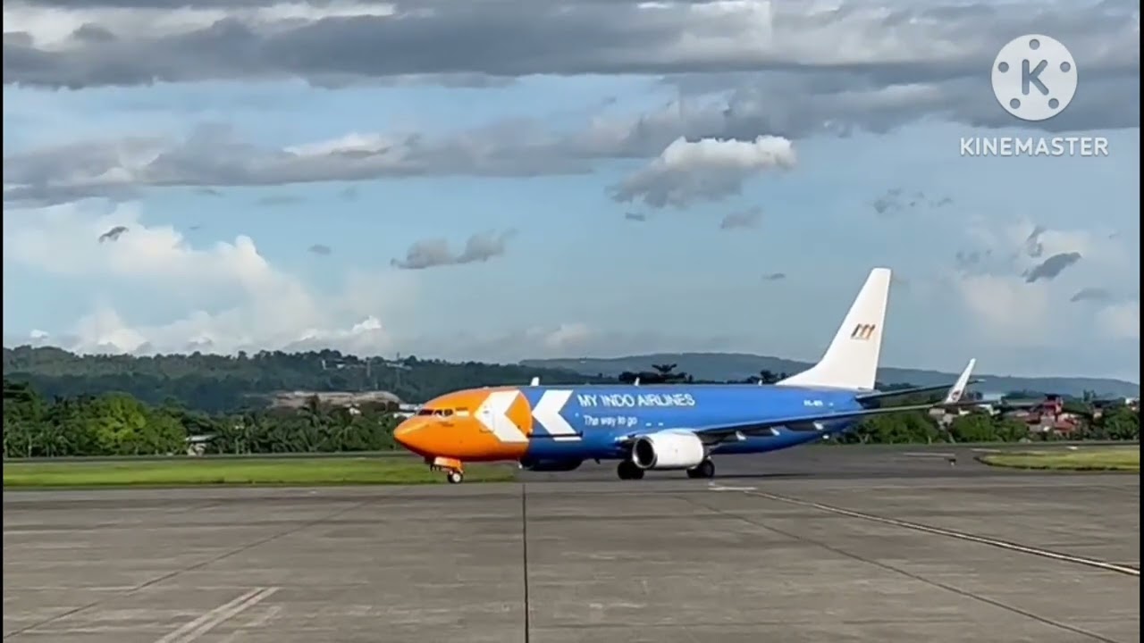 (My Indo Airlines) via mfm-dvo-mfm Charter Flight.