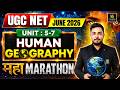 UGC NET June 2026 | Human Geography Unit 5, 6 &amp; 7 Maha Marathon | UGC NET June 2026 Human Geography