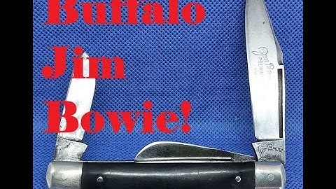 New handles on a Jim Bowie Germany - knife repair