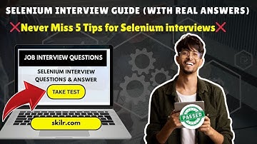 Selenium Interview Questions & Answer | Never Miss 5 Tips for Selenium interviews | HR Interview Q&A