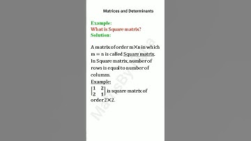 Q302 Matrices and Determinants #matrices #Determinants #matrix