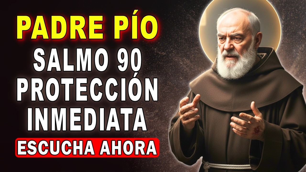 💖 REZA EL SALMO 90 CON EL PADRE PÍO 🙏 PARA BLINDAR TU VIDA CONTRA TODO MAL