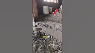 Perfect Plastering Technique Using a Trowel and Screed Board | Smooth Concrete Surface Like a Pro!