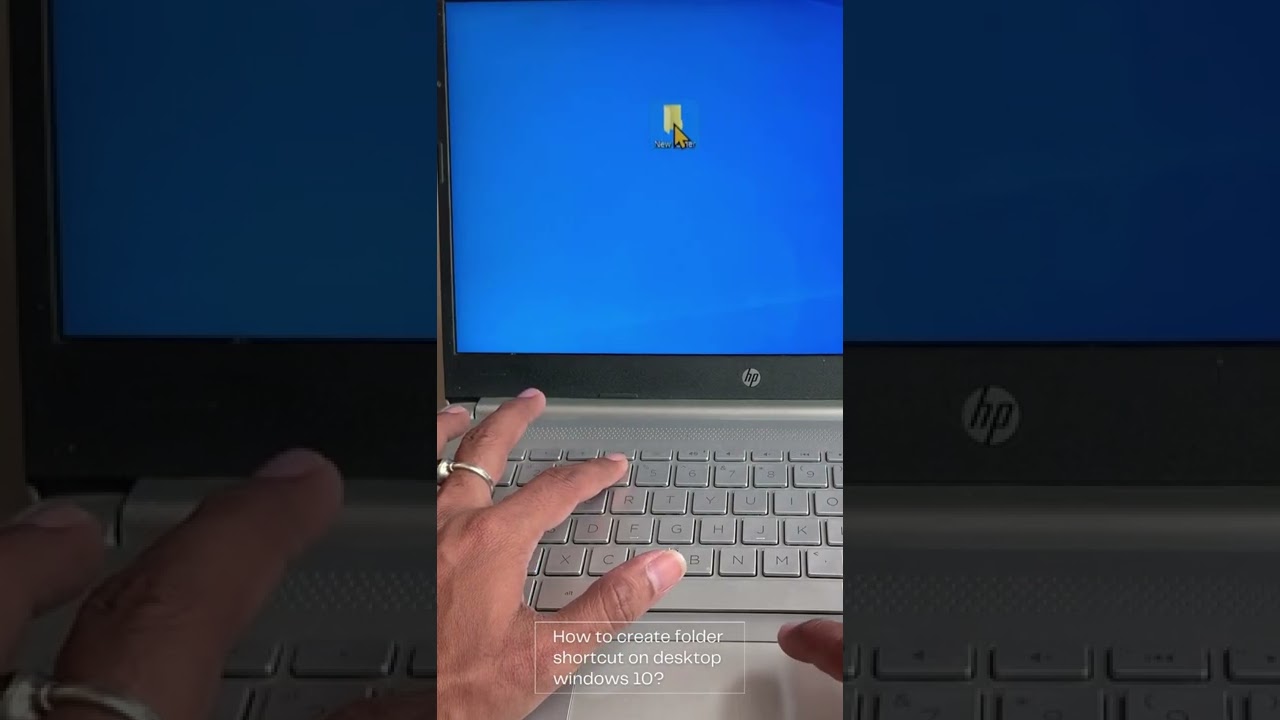 How to create folder shortcut on desktop windows 10? - YouTube