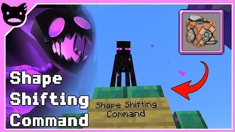 How to Shape Shift into any Creature in Minecraft Bedrock using New Command Blocks