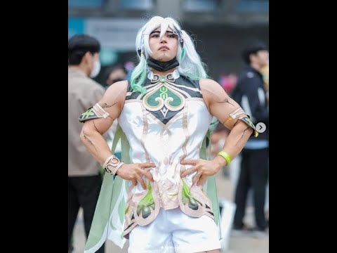 Genshin Impact Nahida muscle cosplay😂 - YouTube