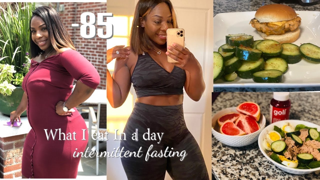 WHAT I EAT IN A DAY (INTERMITTENT FASTING 16/8 RESULTS) | Down 85+ LBS