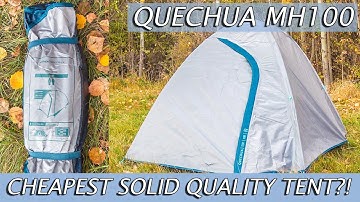 QUECHUA MH100 TENT VOOR 2 PERSONEN van Decathlon Volledige review | Goedkoopste tent op de markt?!