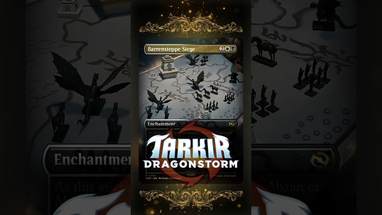 New Cycle of "Sieges"❓// BARRENSTEPPE SIEGE // TARKIR DRAGONSTORM SPOILER