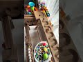 A fun marble run race where marbles roll endlessly!?4