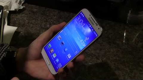 Samsung Galaxy S4 Software Tour