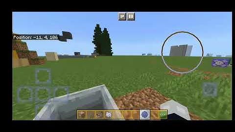Minecraft PE lawnmower with command blocks attempt