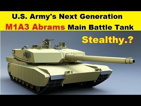 U S Army Next Generation New M1a3 Abrams Main Battle Tank Youtube
