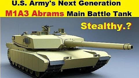 U.S. Army Next Generation New "M1A3 Abrams" Main B...