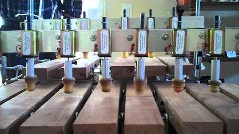 Arduino Marimbabot Prototype Test - Sheik of Araby