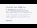Cautious Clay Cold War Official Audio mp3