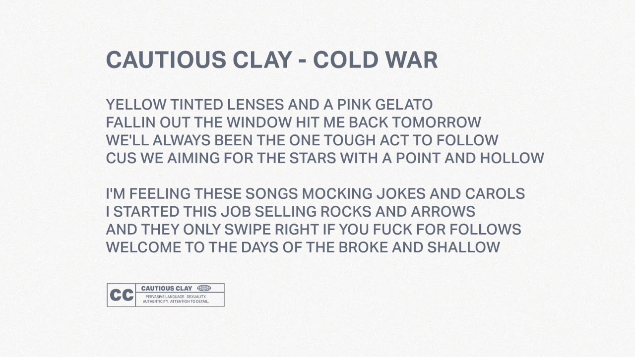 Cautious Clay Blood Type Lyrics