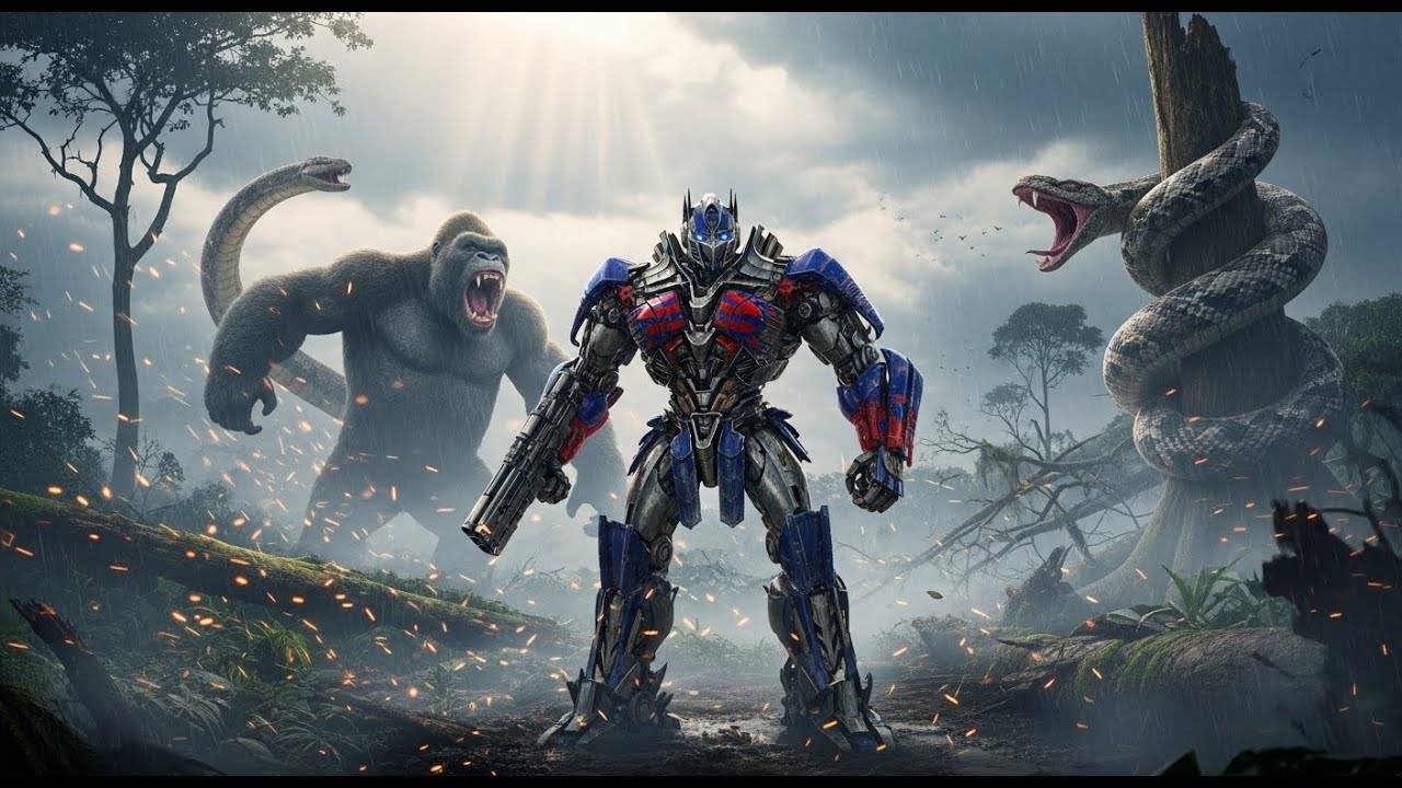 Optimus Prime × King Kong Battle of the Jungle