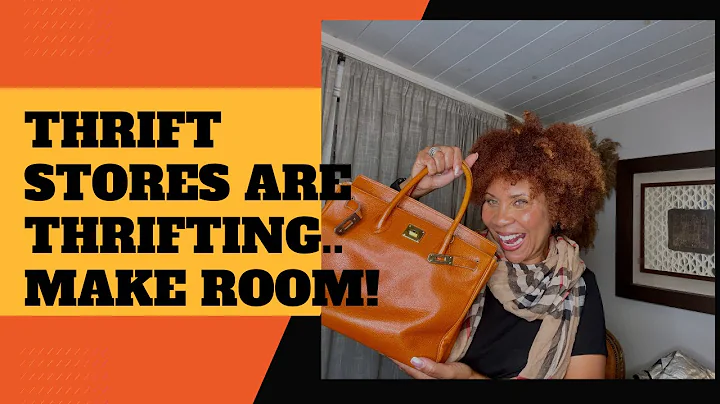 THRIFTING IN CROWDED SPACES, BURBERRY AND VINTAGE LEATHER THAT LOOKS LIKE A BIRKIN!