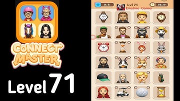 Connect Master Match Puzzle level 71 Guide Walkthrough Solution