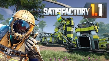 SATISFACTORY  1.1 - A PERFECT Start to a PERFECT Factory - Let