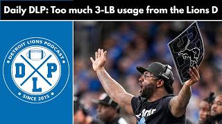 Daily DLP: Lions Overuse of 3 Lbs Should End | Detroit Lions Podcast
