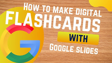 How to make digital flashcards with Google slides (Easy 2025)