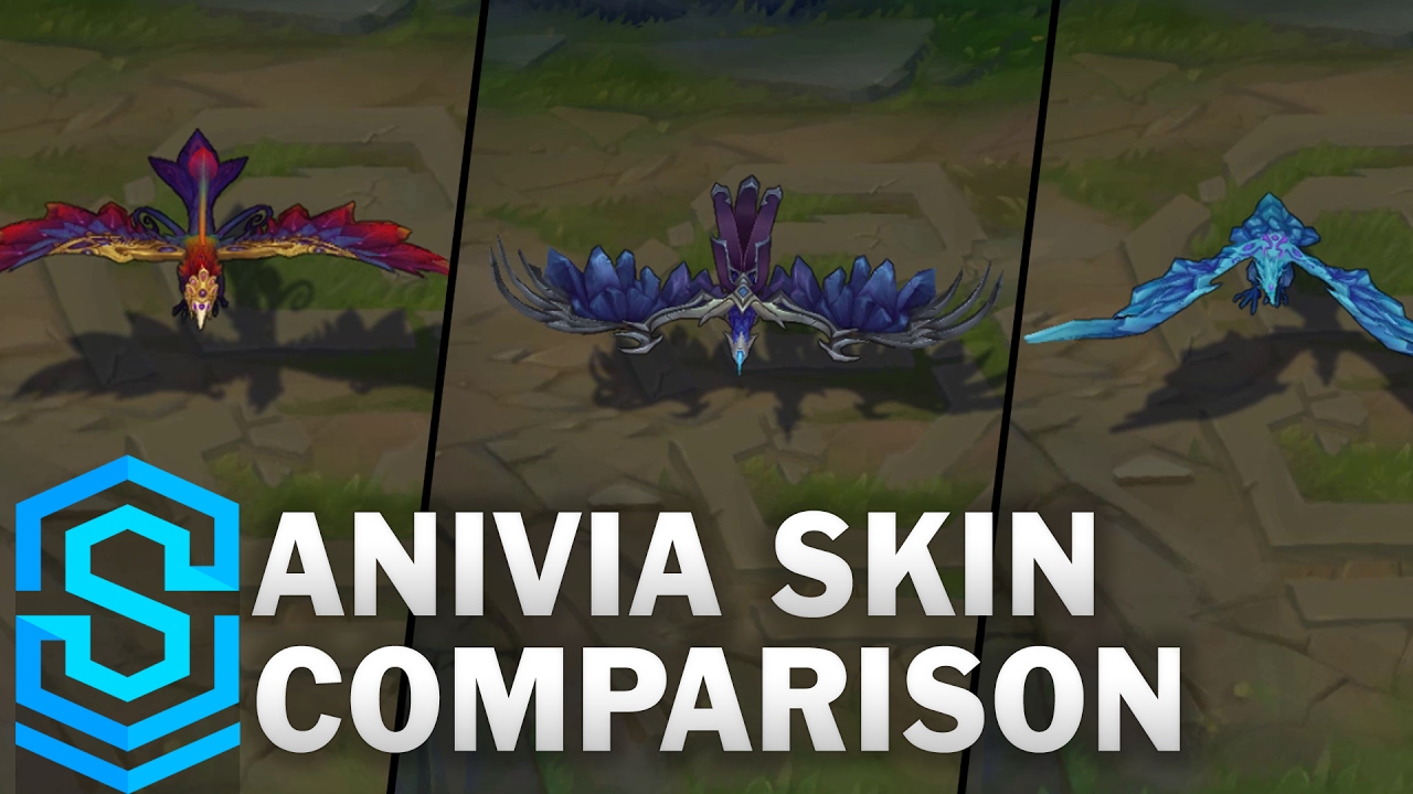 Anivia Skin Comparison All Anivia Skins League Of Legends Youtube