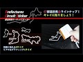 都道府県サーキットステッカーの貼り方