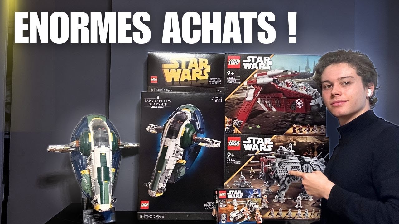 J'ai acheté mon premier UCS ! (Mes achats LEGO STAR WARS du Black Friday 2025 !)
