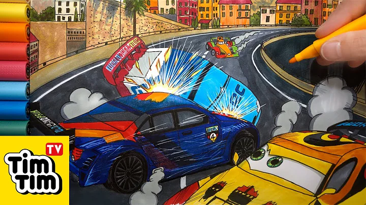How to draw Raoul aRoule & Max Schnell Crash at Po...
