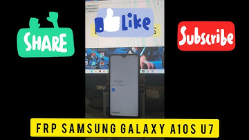 Frp Bypass Samsung A10s SM-A107F U7 2021 Latest Security | Fix App Not Install Without Smart Switch