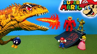 ultimate mario battle showdown dino boss attacks full video