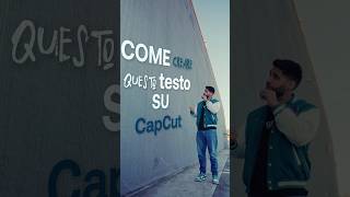 TEXT 3D con CapCut! #capcut #tutorial #videoediting