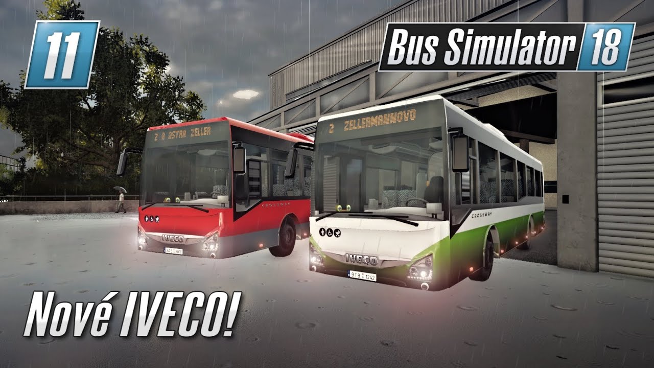 Bus Simulator 18 CZ #11 ► Nové IVECO CROSSWAY LE 10.8M   w/ DirtixXx