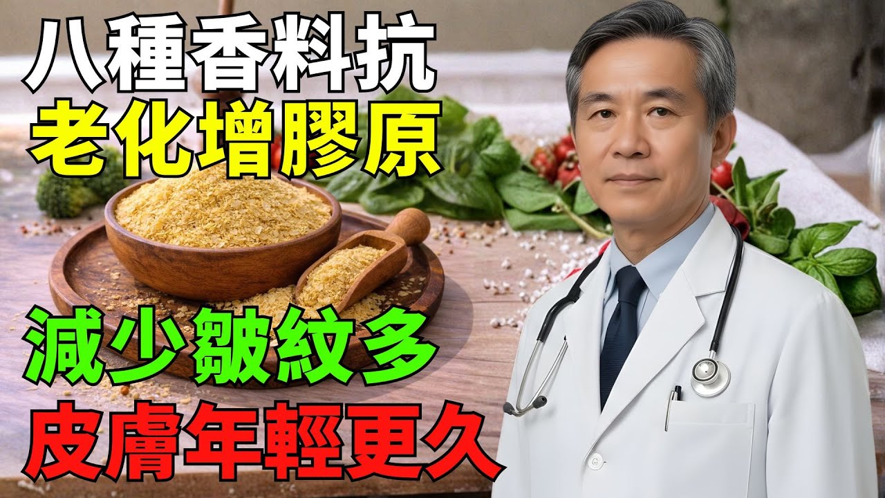 40歲後膠原生成變慢——這8種香料讓每天的飲食，變成溫和的抗老方式