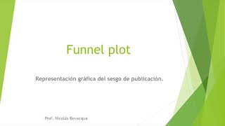 Funnel plot.