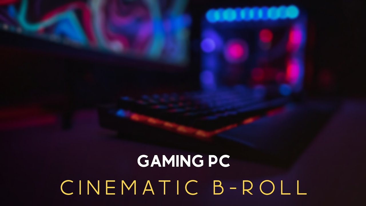 Dope 🔥 Gaming pc cinematic b-roll | Editing pc B roll | PC classic ...