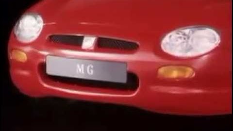 Rover Group - MGF Introduction 1996