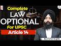 Complete Law Optional for UPSC | Lecture 7 | By Vishal Gupta