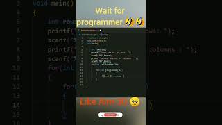 Hollow rectangle pattern in c language #shorts #short #viral #viralvideo #trending #trendingshorts