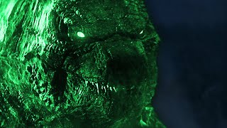 Godzilla attacks France but hes green